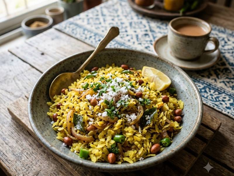 Onion Poha