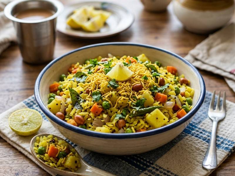Vegetable Poha