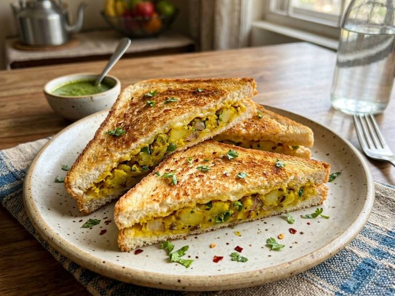 Aloo Masala Toast